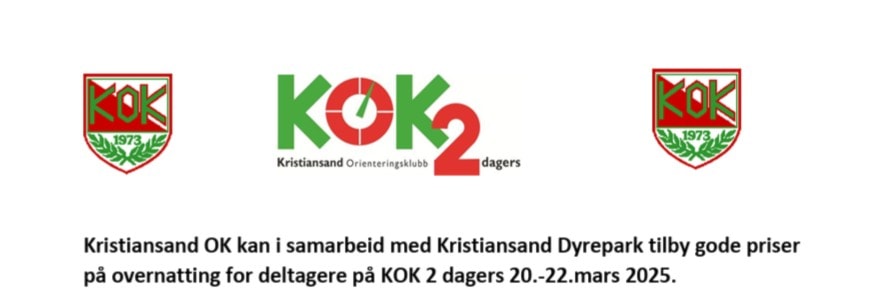 KLUBBTUR - Kristiansand 2 dagers med sprint i Dyreparken